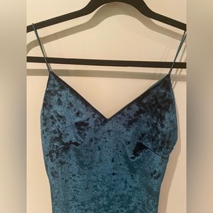 Stitches green dress